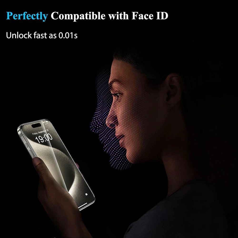 iPhone Screenprotector Gehard Glas - 4 Stuks - Voor iPhone 7 t/m 16