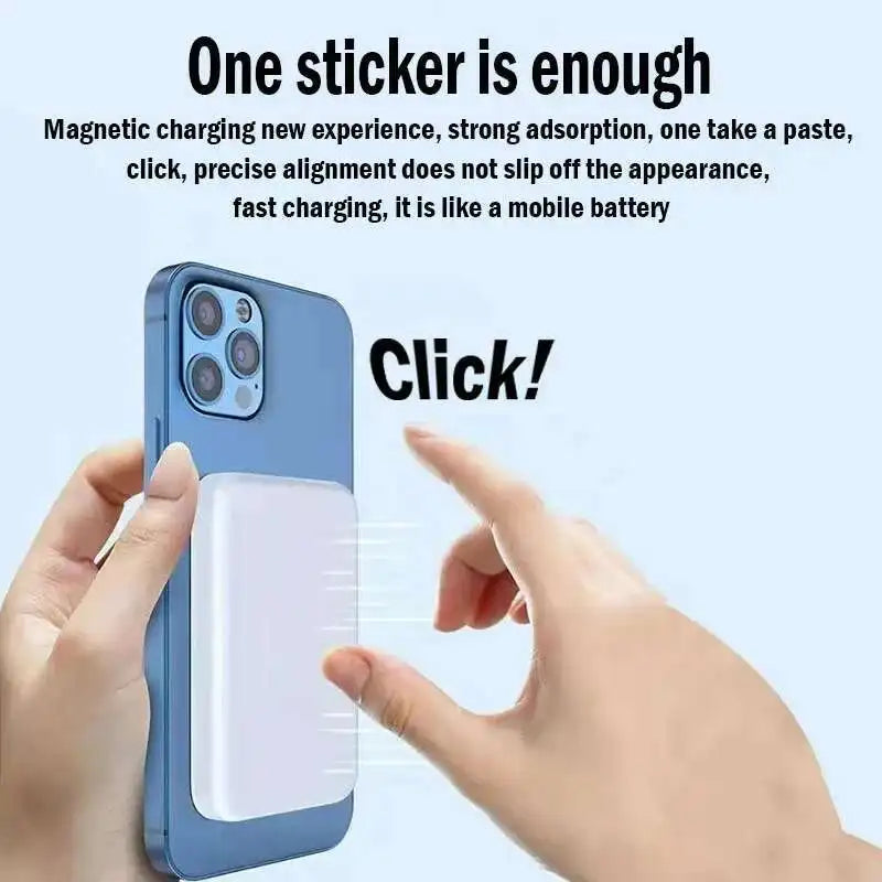 MagSafe Draadloze Powerbank 10000mAh - Magnetisch Opladen voor iPhone