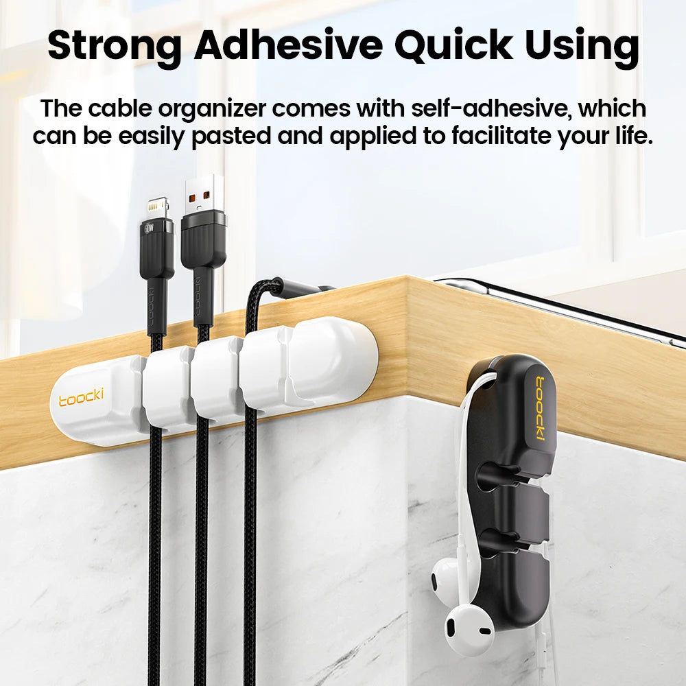 Kabel Organizer Clips - 3/5/7 Houders - Flexibel Kabelbeheer Bureau