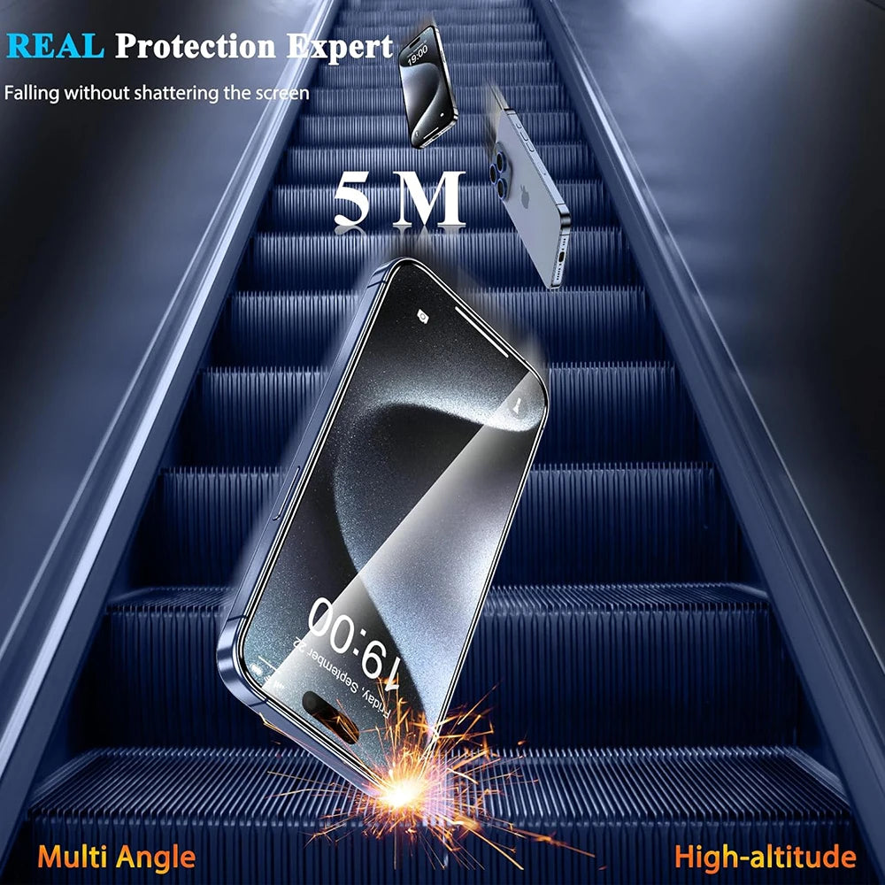 iPhone Screenprotector Gehard Glas - 4 Stuks - Voor iPhone 7 t/m 16